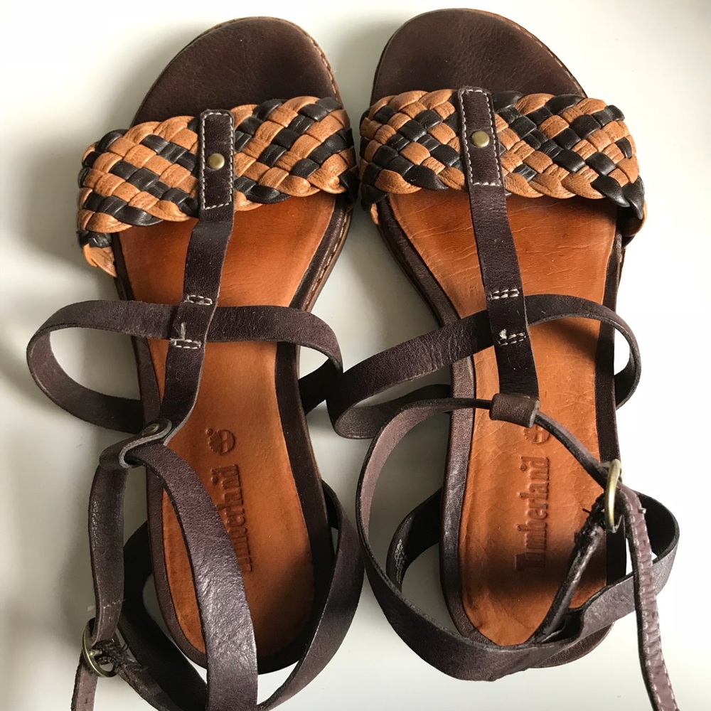 Timberland Woven Leather Sandals